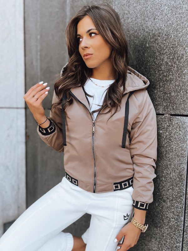 DStreet Niezwykła kurtka damska SELENE kamelowa Dstreet