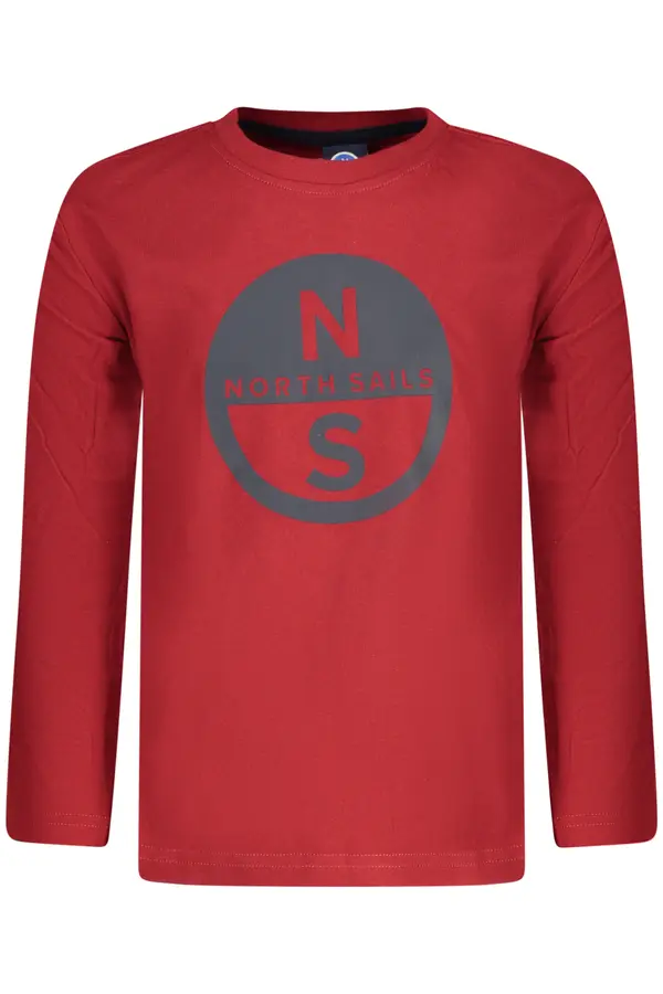 North Sails NORTH SAILS KIDS' LONG-SLEEVED T-SHIRT, RED