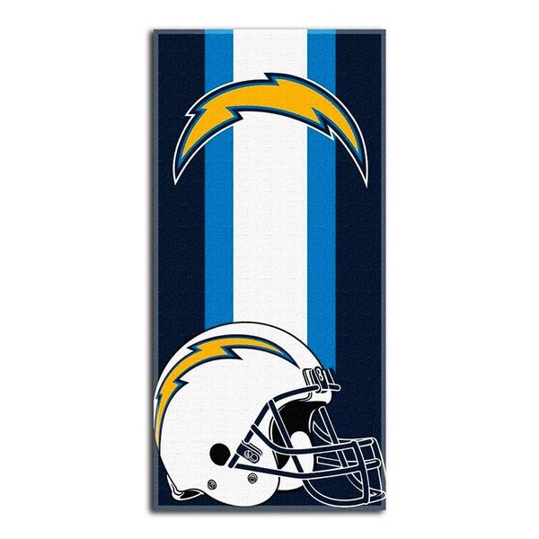 Northwest Company Northwest Company Bath Towel Northwest Zone Read NFL Los Angeles Chargers