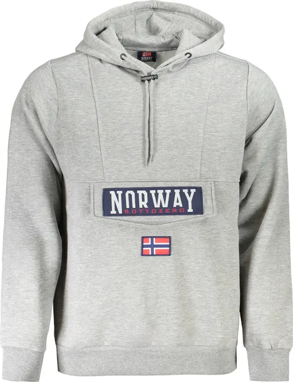 NORWAY 1963 NORWAY 1963 MEN'S ZIP-UP SWEATSHIRT GREY