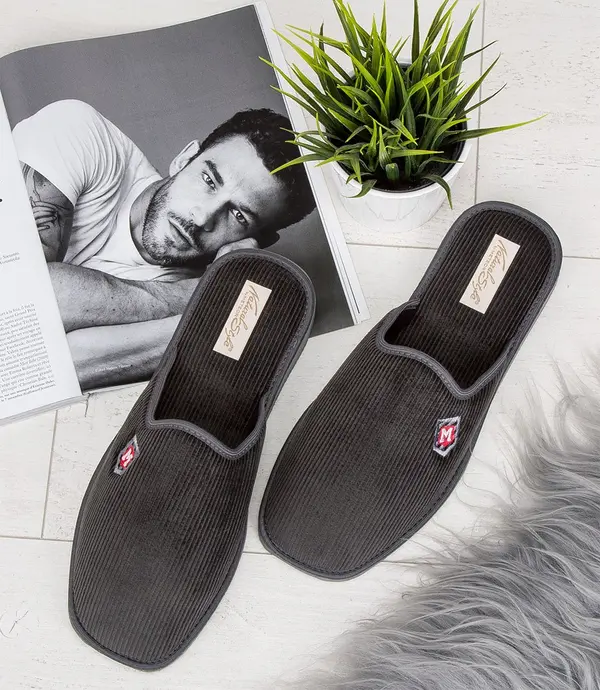 Natural Style NS-401 Мъжки чехли сиви