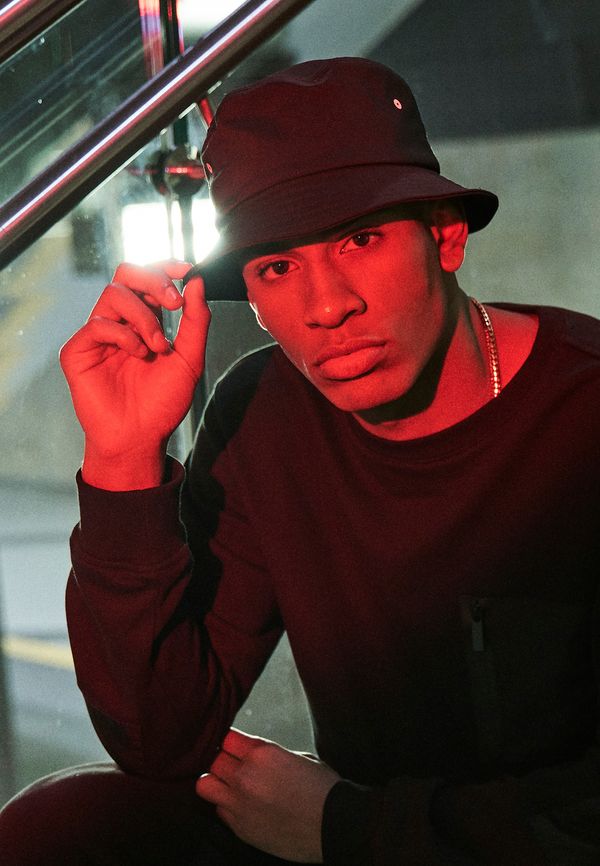 Flexfit Nylon Bucket Hat Black