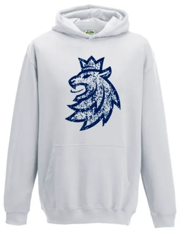 Official Merchandise Official Merchandise Children's Hoodie Czech Hockey Lion Grey, 7 - 8 years