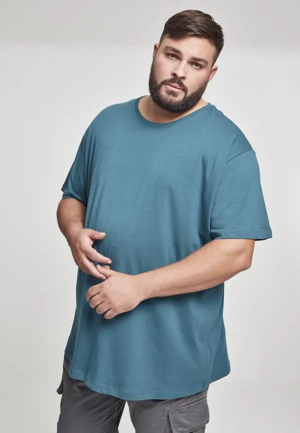 Urban Classics Оформена дълга тениска за чай