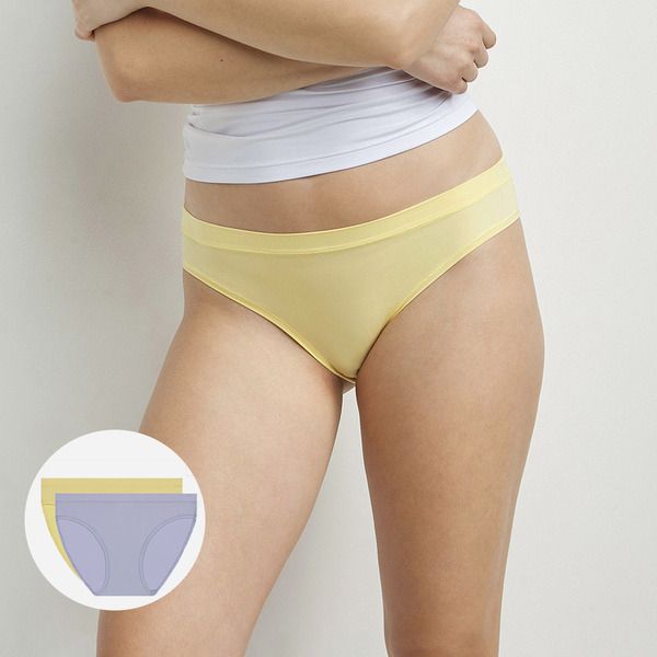 DIM OH MY DIM'S BIKINI 2x - Women's Panties 2x - Yellow - Blue