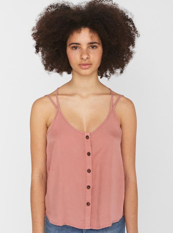 Noisy May Old Rose Top with Buttons Noisy May Maisie - Women's