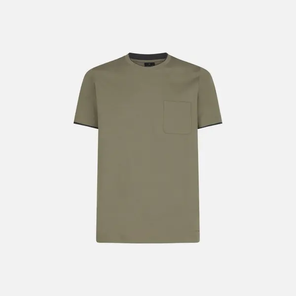 GEOX Olive Men's T-Shirt Geox T-Shirt - Men