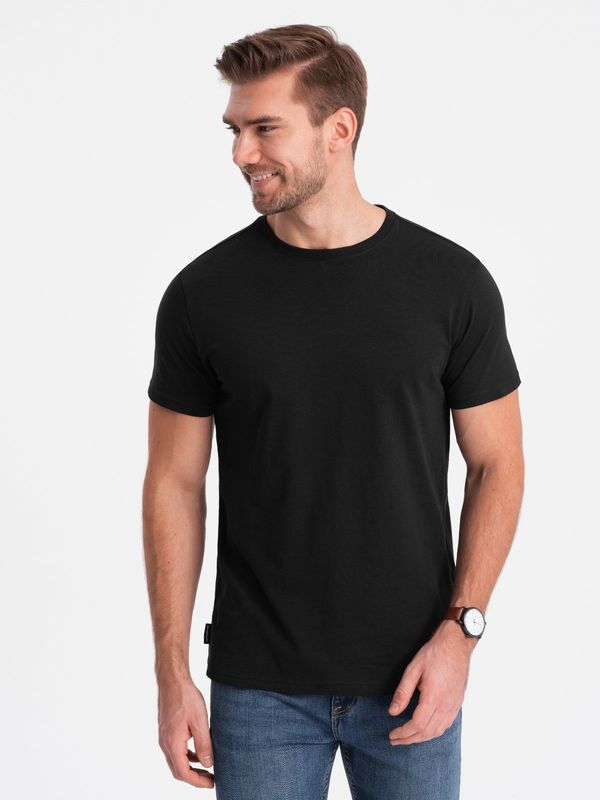 Ombre Ombre Classic BASIC men's cotton T-shirt - black