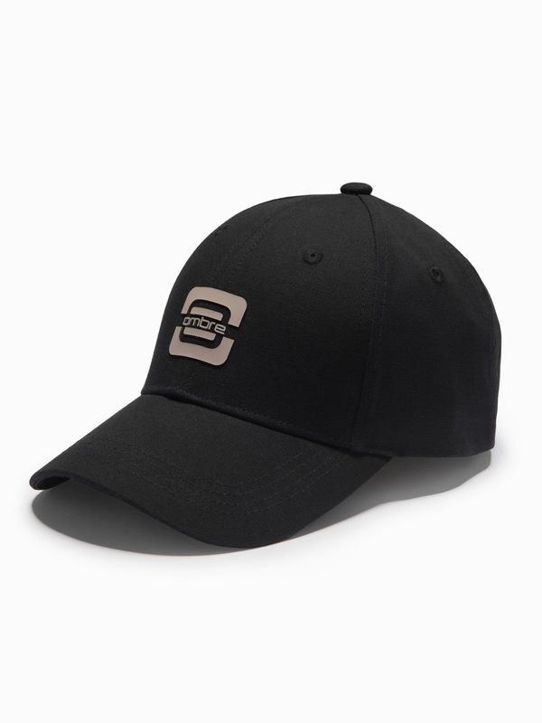 Ombre Ombre Men's baseball cap with logo - black