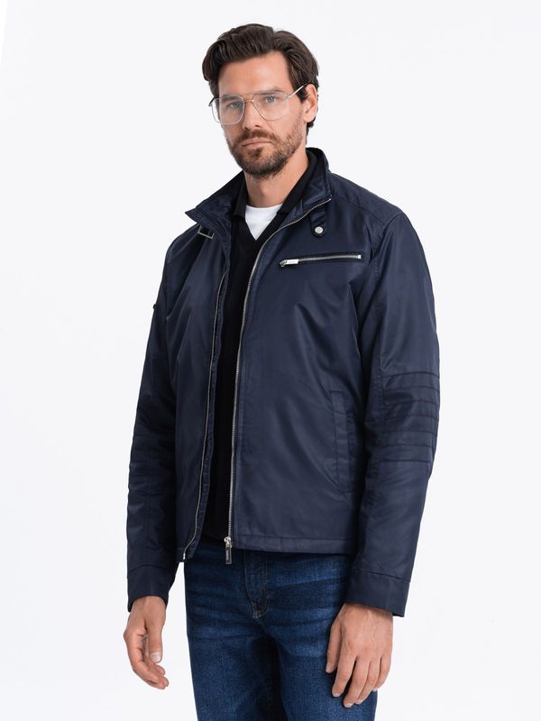 Ombre Ombre Men's biker jacket