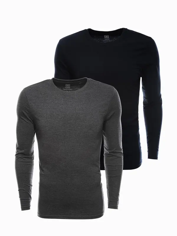 Ombre Ombre Men's long sleeve longsleeve set 2-pack