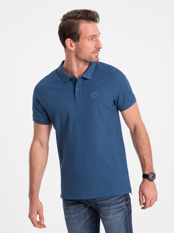 Ombre Ombre Men's pique knit polo shirt