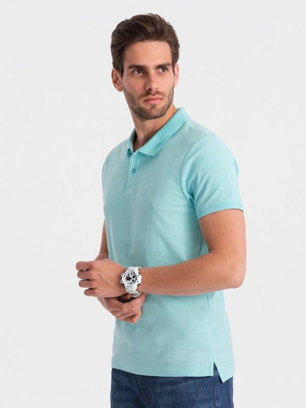 Ombre Ombre Men's pique knit polo shirt