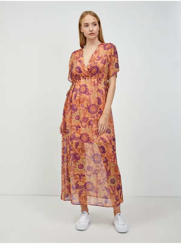 Orsay Orange Floral Maxi dress ORSAY - Women