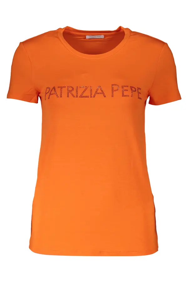 Patrizia Pepe Оранжева тениска Patrizia Pepe