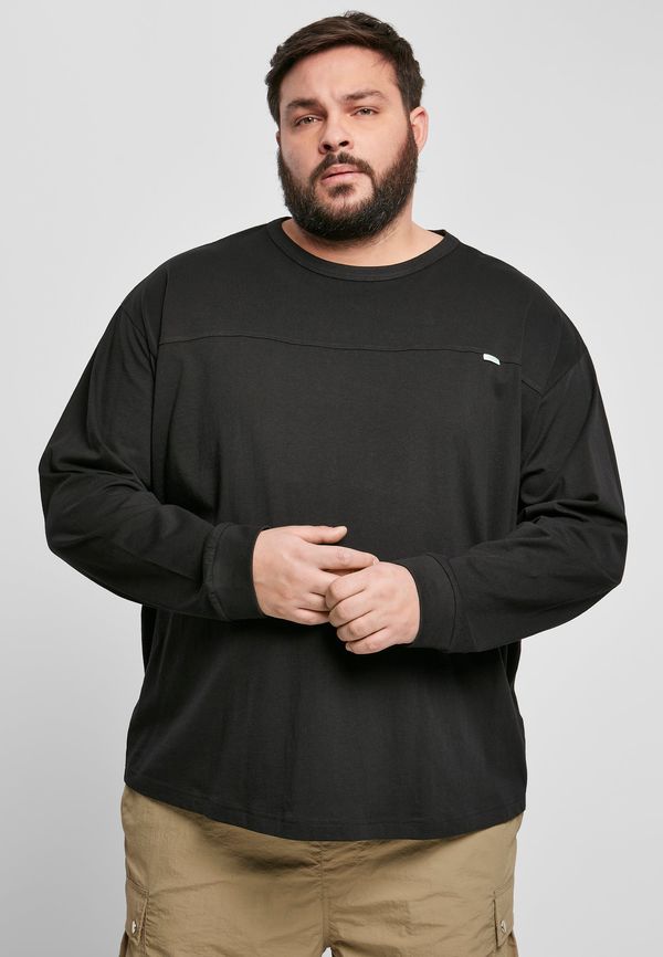 UC Men Organic Cotton Short Curved Oversized LS Black