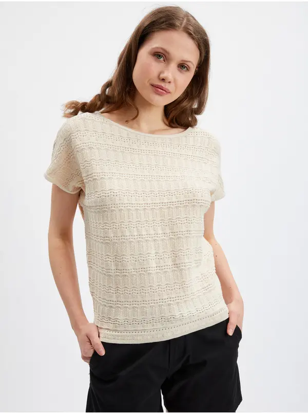 Orsay Orsay Beige Women's Beige Beige Sweater T-Shirt - Women's
