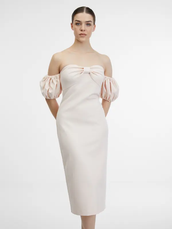 Orsay Orsay Beige Women's Dress - Ladies