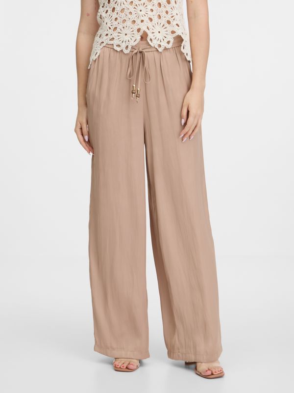 Orsay Orsay Beige Women's Wide Leg Trousers - Women's