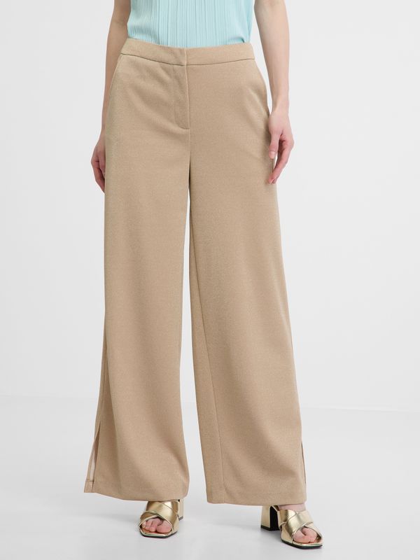 Orsay Orsay Beige Women's Wide Leg Trousers - Women's