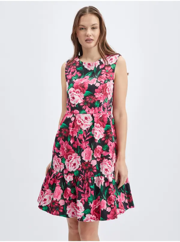 Orsay Orsay Black & Pink Women's Floral Dress - Women's