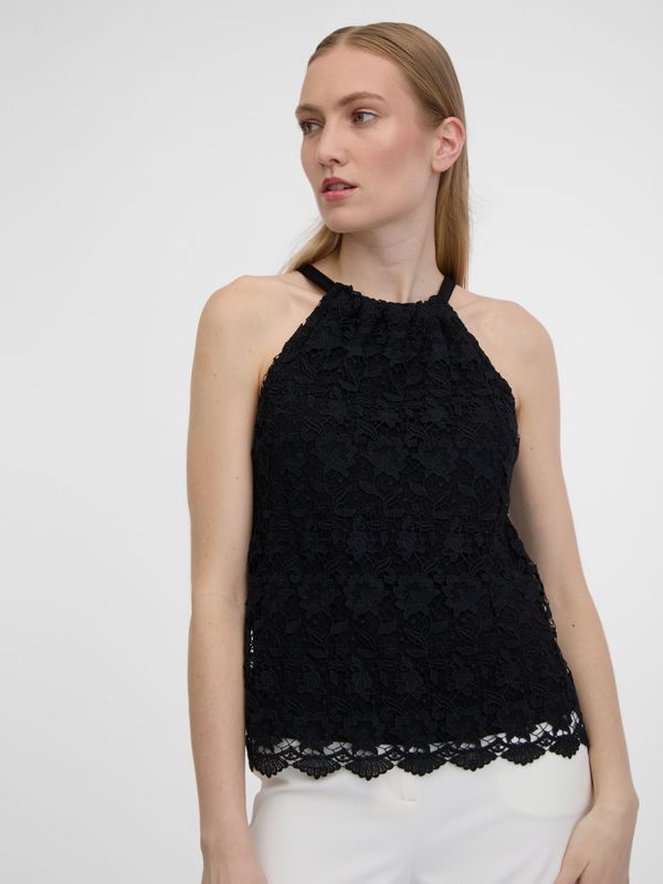 Orsay Orsay Black Ladies Lace Tank Top - Women