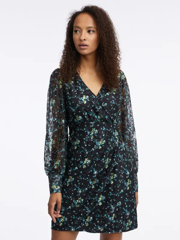 Orsay Orsay Black Women's Floral Dress - Women's