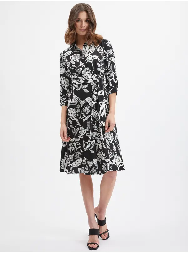 Orsay Orsay Black Women's Floral Dress - Women's