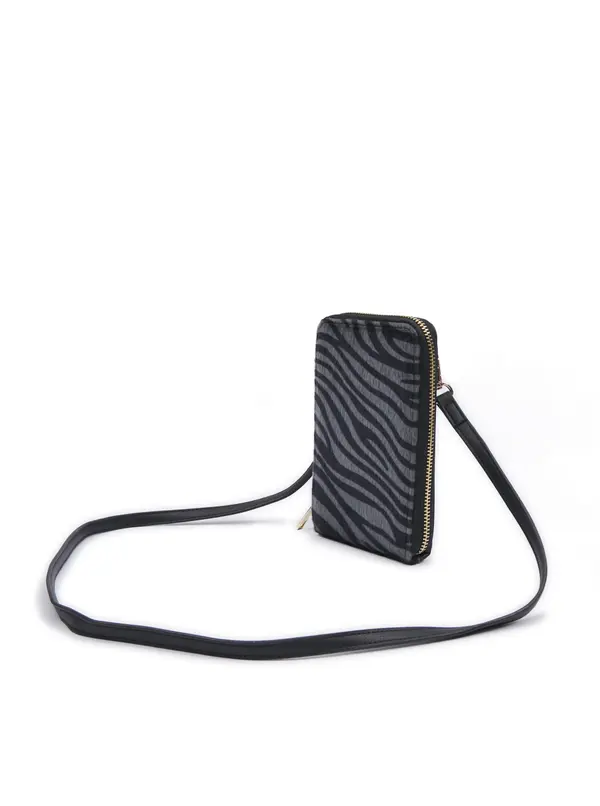 Orsay Orsay Black Women's Patterned Neck Pouch - Women's