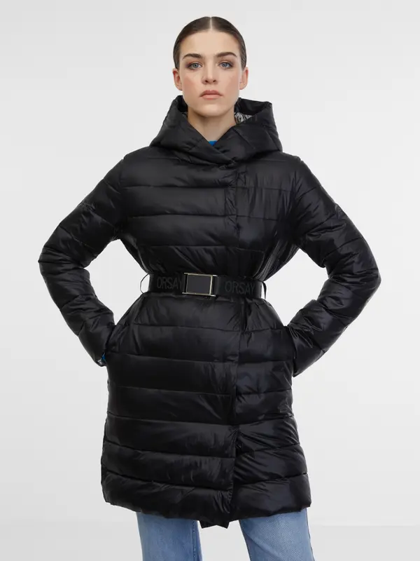 Orsay Orsay Black Women's Quilted Coat - Women's