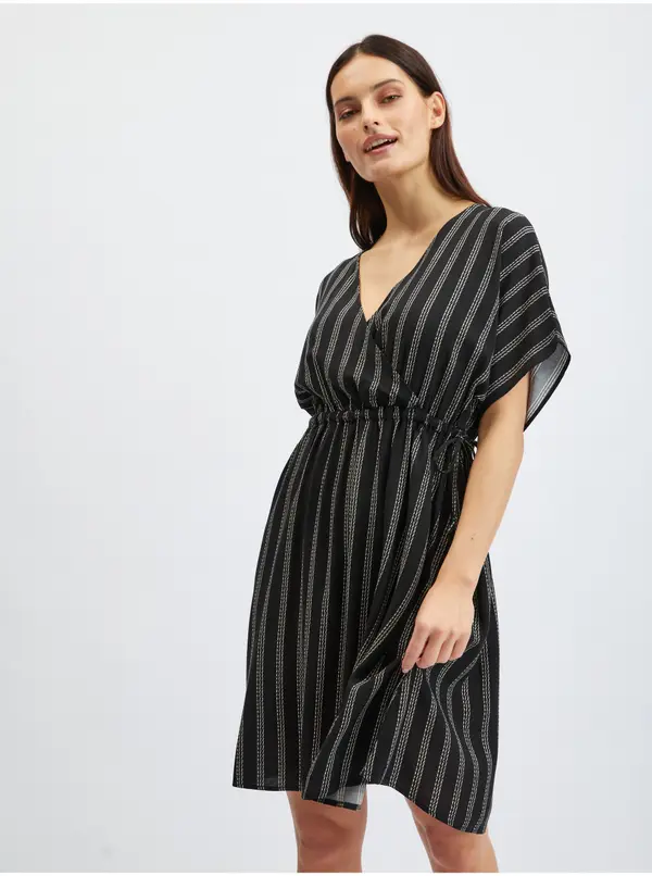 Orsay Orsay Black Women's Striped Dress - Women's
