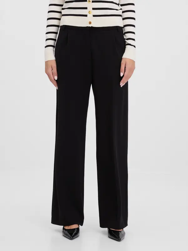 Orsay Orsay Black Women's Wide Pants - Women's