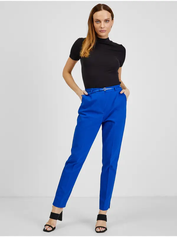 Orsay Orsay Blue Women's Trousers - Women's