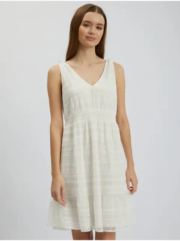 Orsay Orsay Cream Women Lace Dress - Women