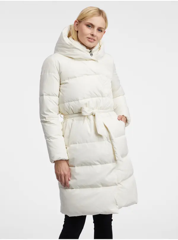 Orsay Orsay Cream Women's Down Coat - Women's