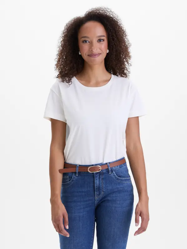 Orsay Orsay Cream Women's T-Shirt - Women's