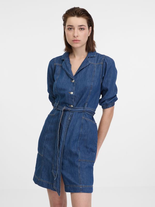 Orsay Orsay Dark blue denim dress - Women