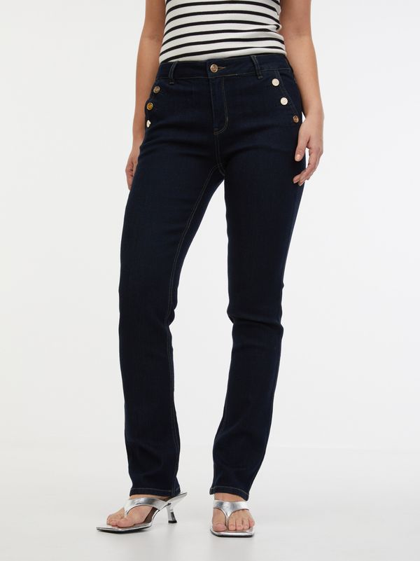 Orsay Orsay Dark blue women straight fit jeans - Women