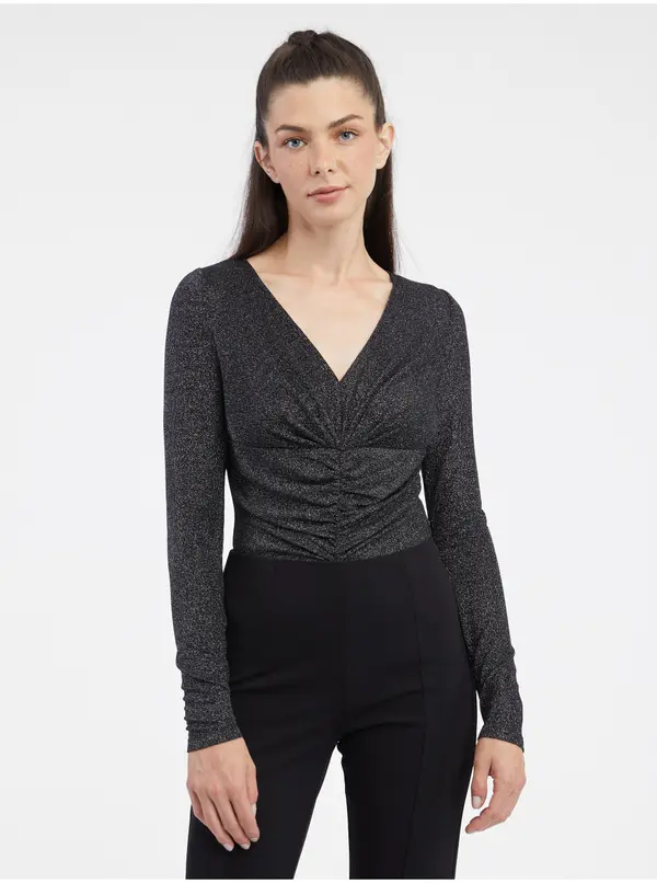 Orsay Orsay Dark Grey Women's Bodysuit - Women's