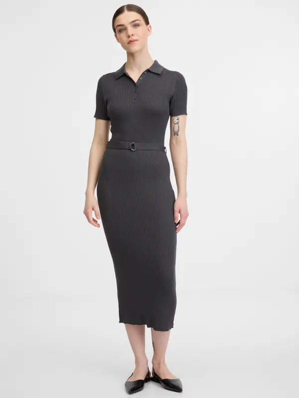 Orsay Orsay Dark Grey Women's Dress - Women's