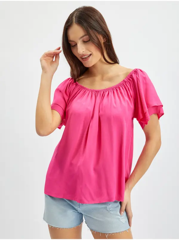Orsay Orsay Dark Pink Women's Blouse - Women's