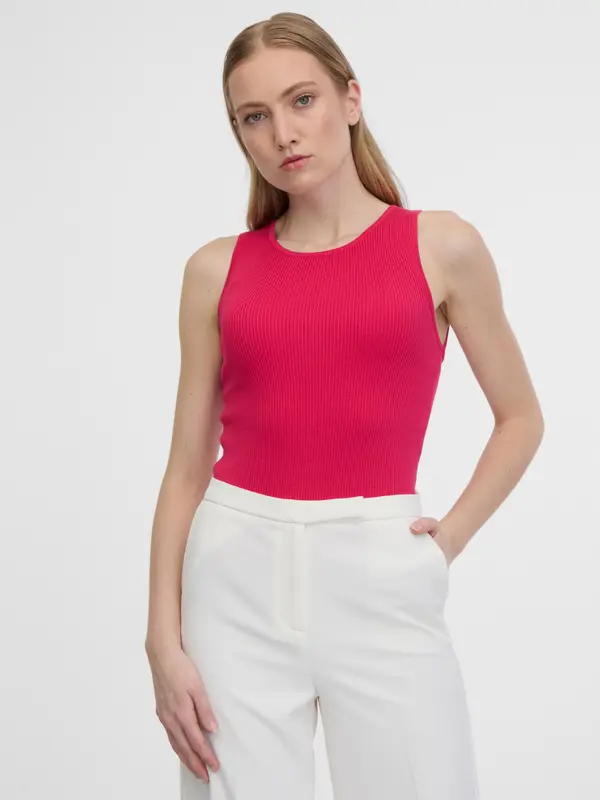 Orsay Orsay Dark Pink Women's Tank Top - Women's