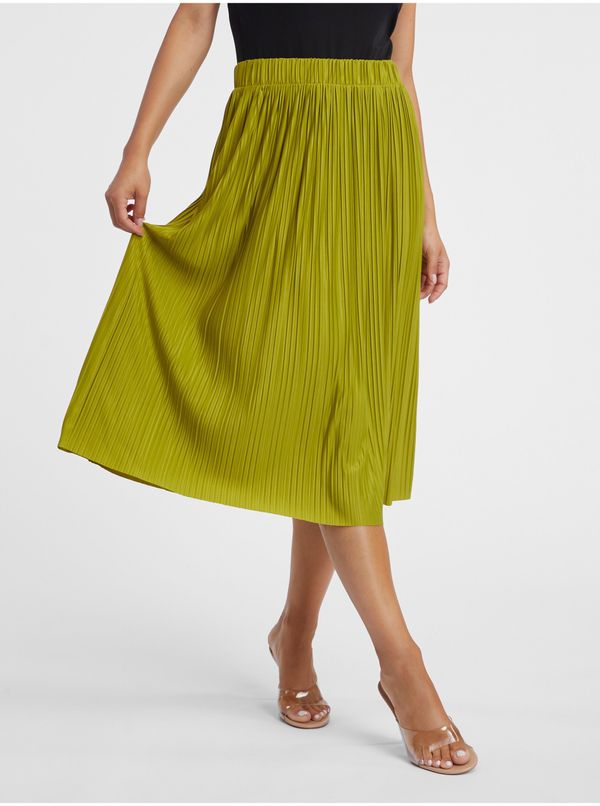 Orsay Orsay Green Ladies Pleated Midi Skirt - Women