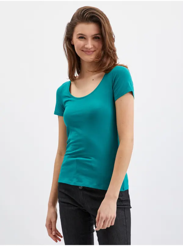 Orsay Orsay Green Women's Basic T-Shirt - Women's