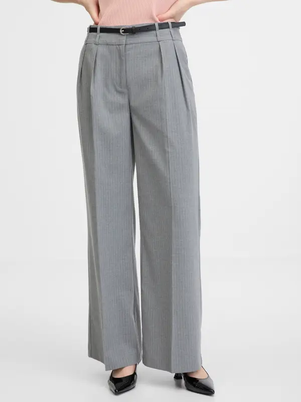 Orsay Orsay Grey Women's Trousers - Ladies