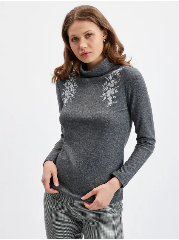 Orsay Orsay Grey Women's Turtleneck - Women's