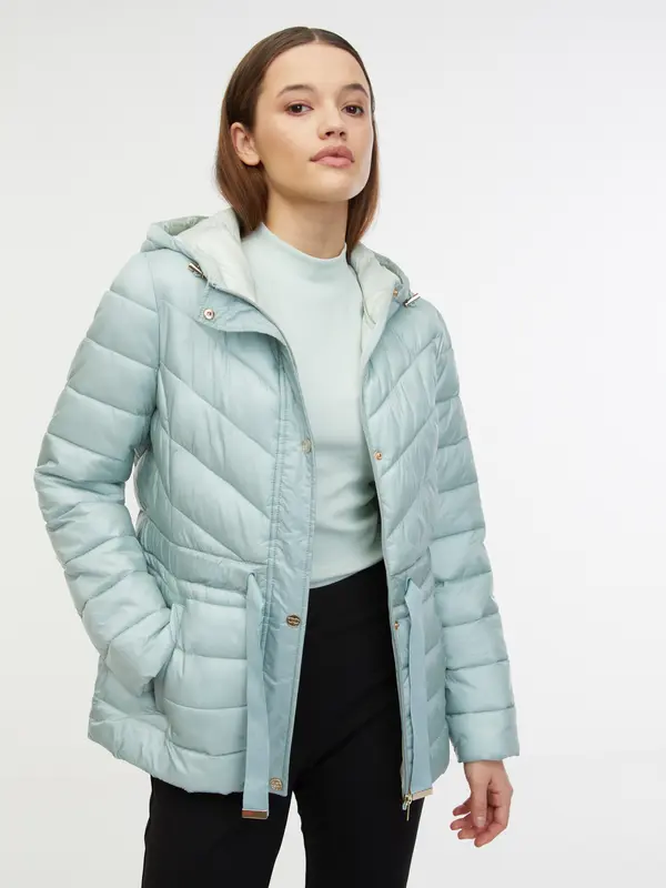 Orsay Orsay Grey Women's Winter Quilted Coat - Women's