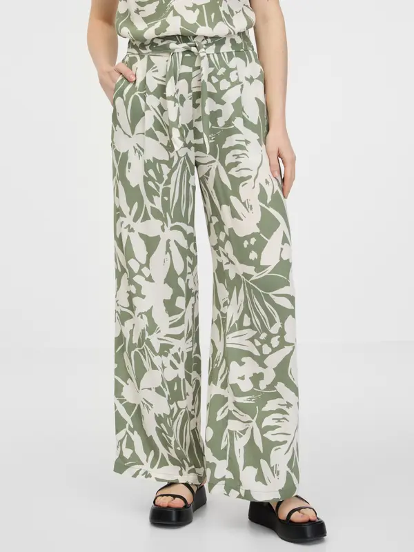 Orsay Orsay Khaki Women's Wide Pants - Ladies