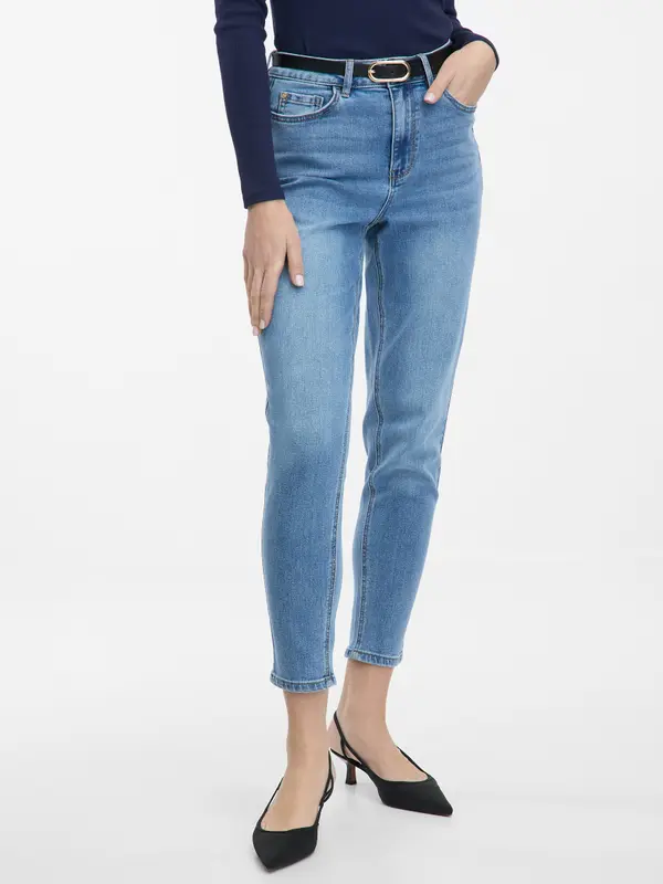 Orsay Orsay Light Blue Women's Mom Jeans - Women's