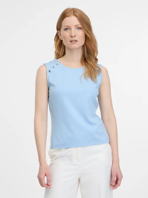 Orsay Orsay Light Blue Women's T-Shirt - Women's